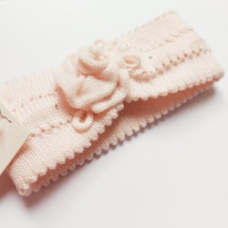 Wool Hair Band for Baby - Pink